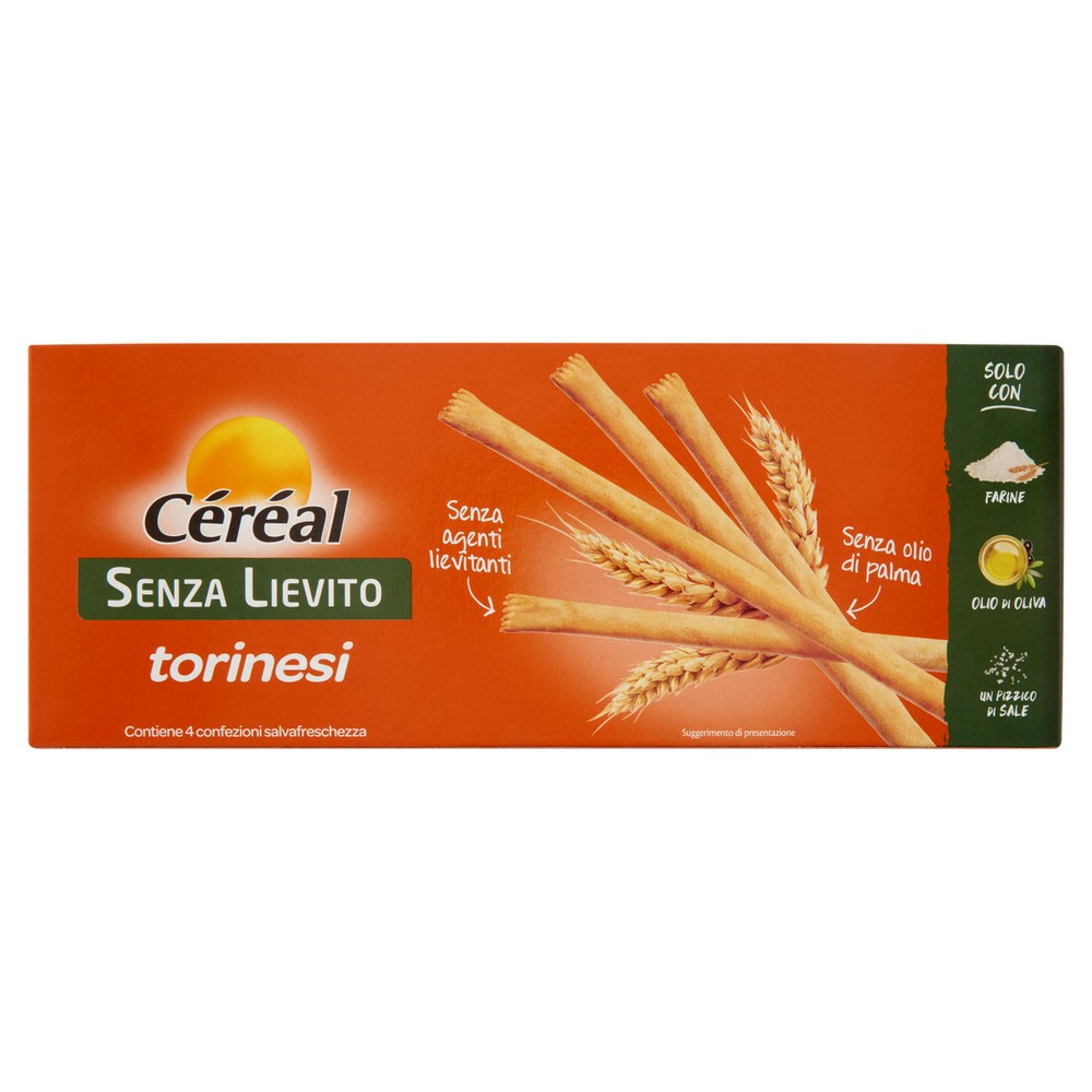 Grissini Torinesi Senza Lievito Cereal - Foto 1