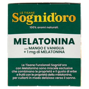 Tisana Con Melatonina (1mg), Mango E Vaniglia Bustine 16x2g Sognid'oro - Foto 2
