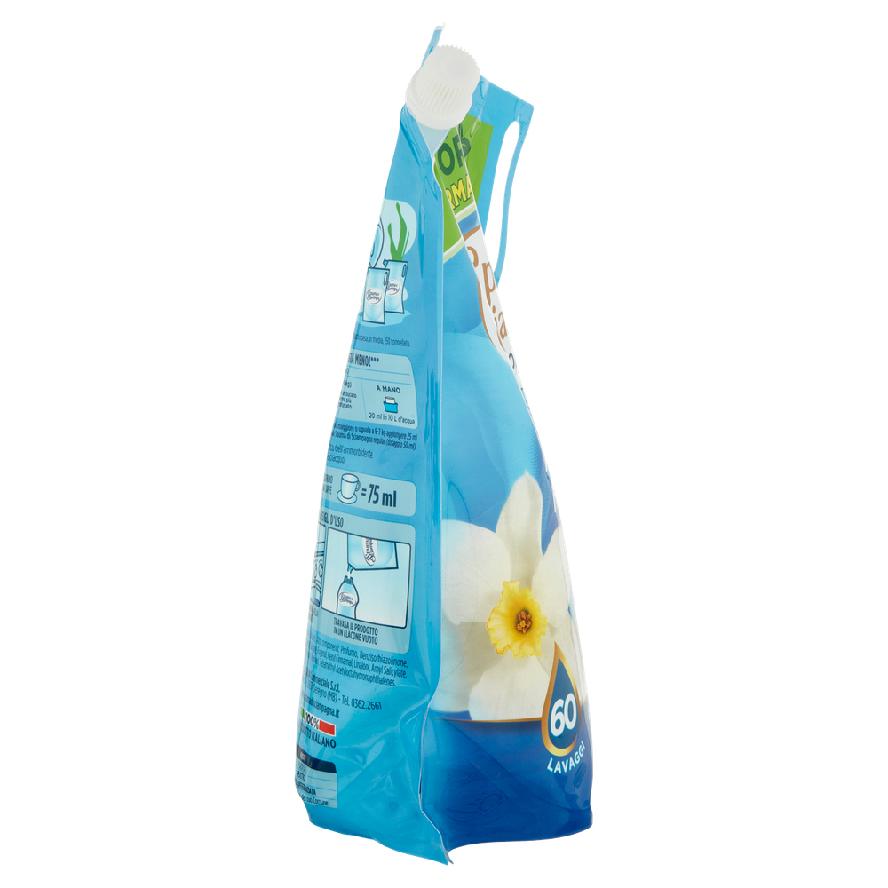 Ammorbidente Ecoricarica Fresca Rugiada Spuma Di Sciampagna 60 Lavaggi - Foto 2