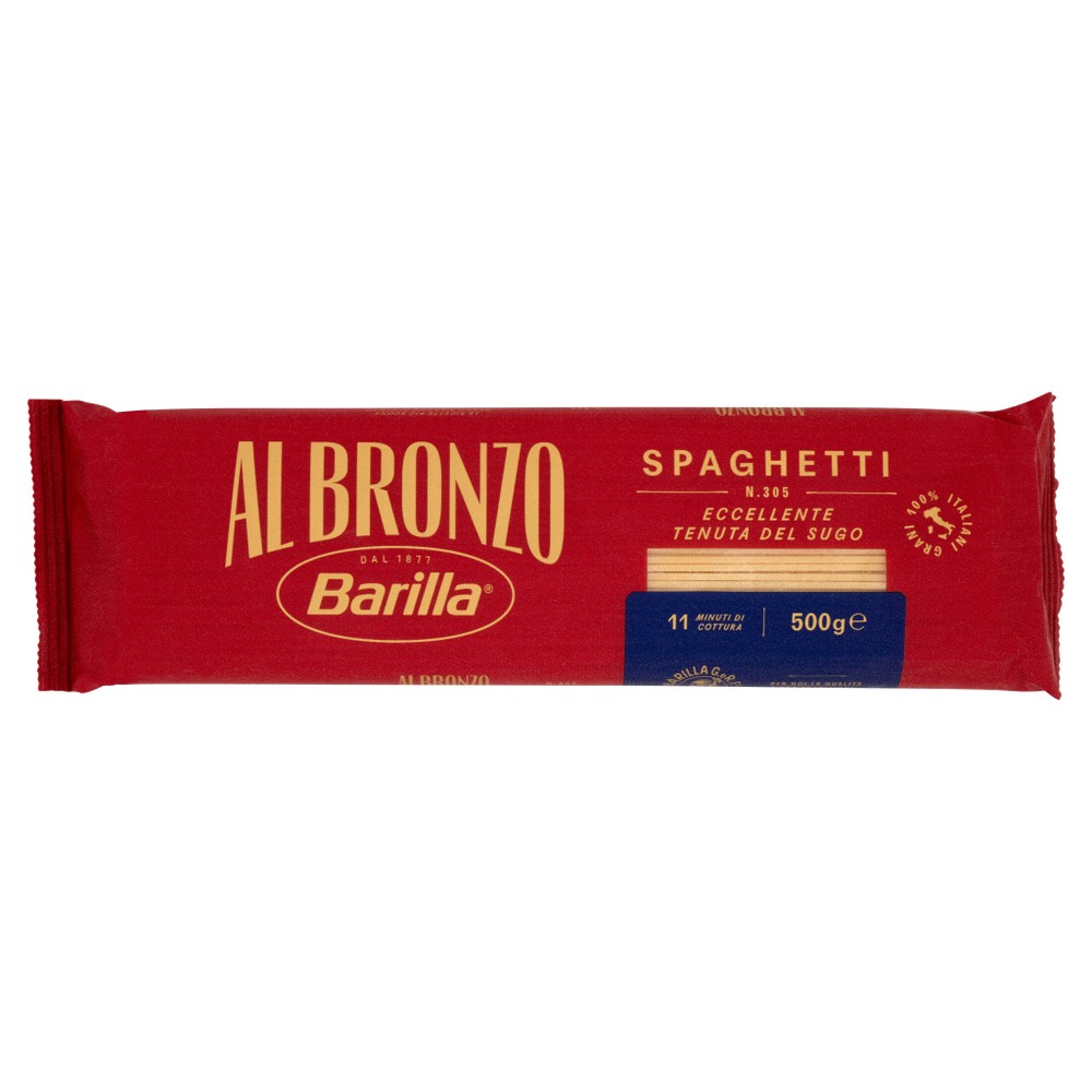 Pasta Spaghetti N.305 Al Bronzo Barilla - Foto 1