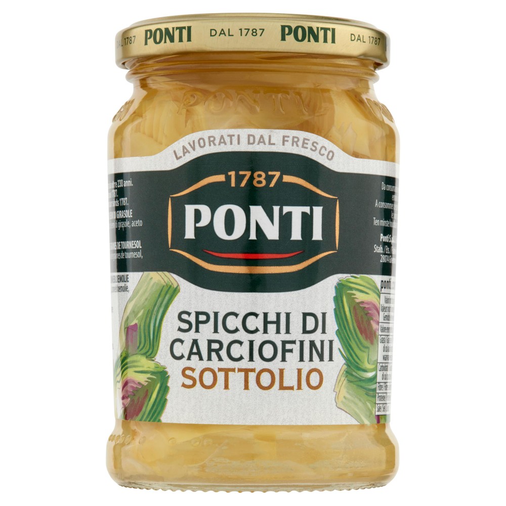 Spicchi Di Carciofini Sott'olio Ponti - Foto 1