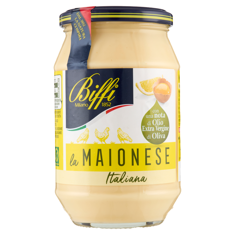 Maionese Classica Italiana Con Olio Extra Vergine Di Oliva Biffi - Foto 3