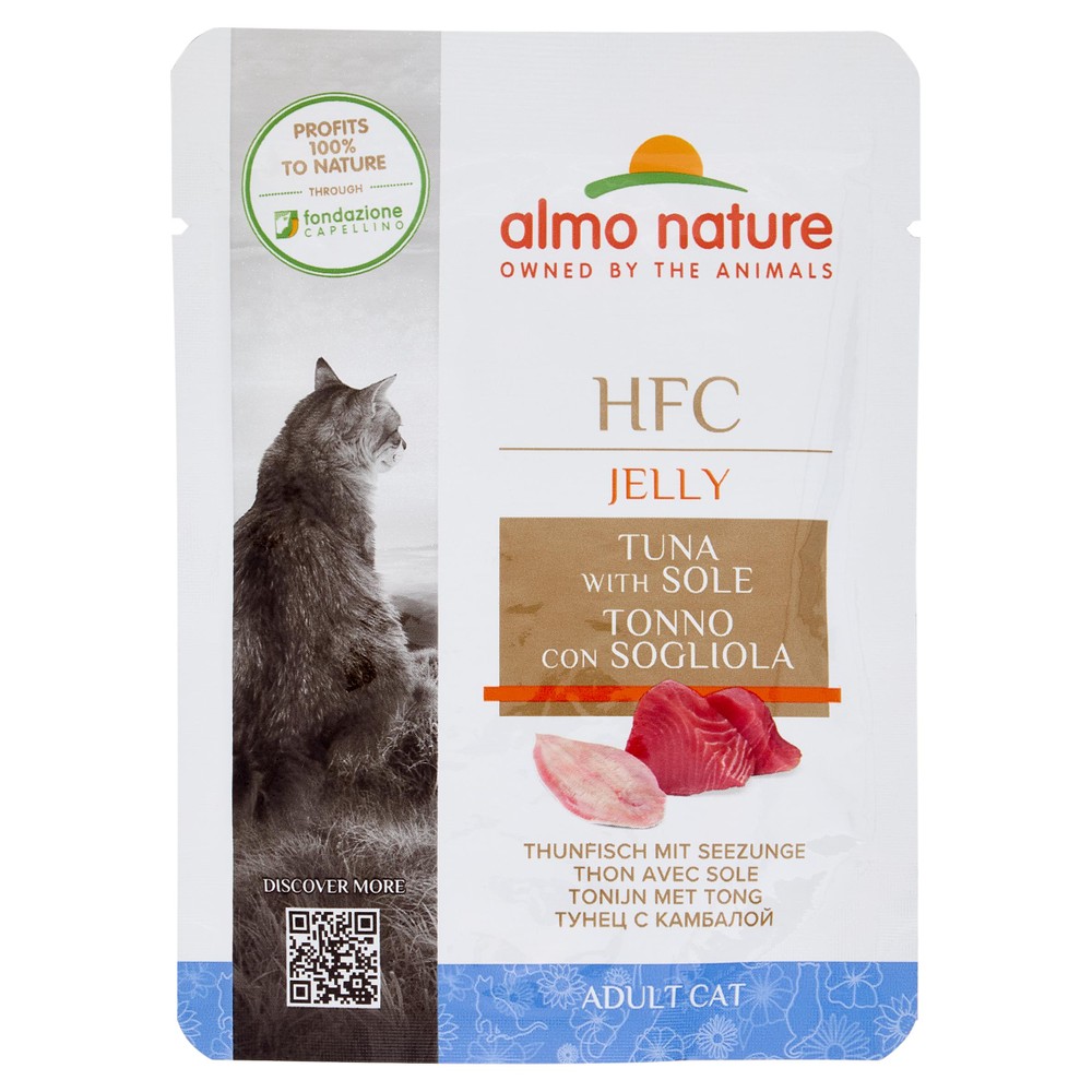 Alimento Umido Gatti Jelly Tonno E Sogliola Hfc Almo Nature - Foto 1