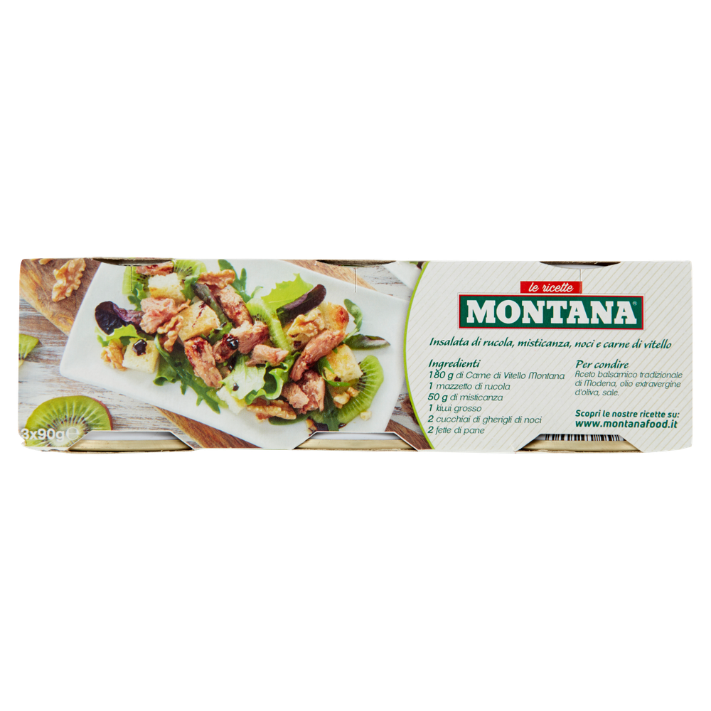 Vitello In Gelatina Carne Italiana 3x90g Montana - Foto 3
