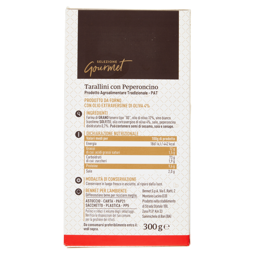 Tarallini Al Peperoncino Selezione Gourmet Bennet - Foto 3