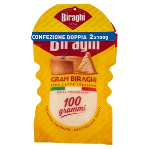 Formaggio Grattugiato Fresco Gran Biraghi Conf.2x100 Gr - Foto 1