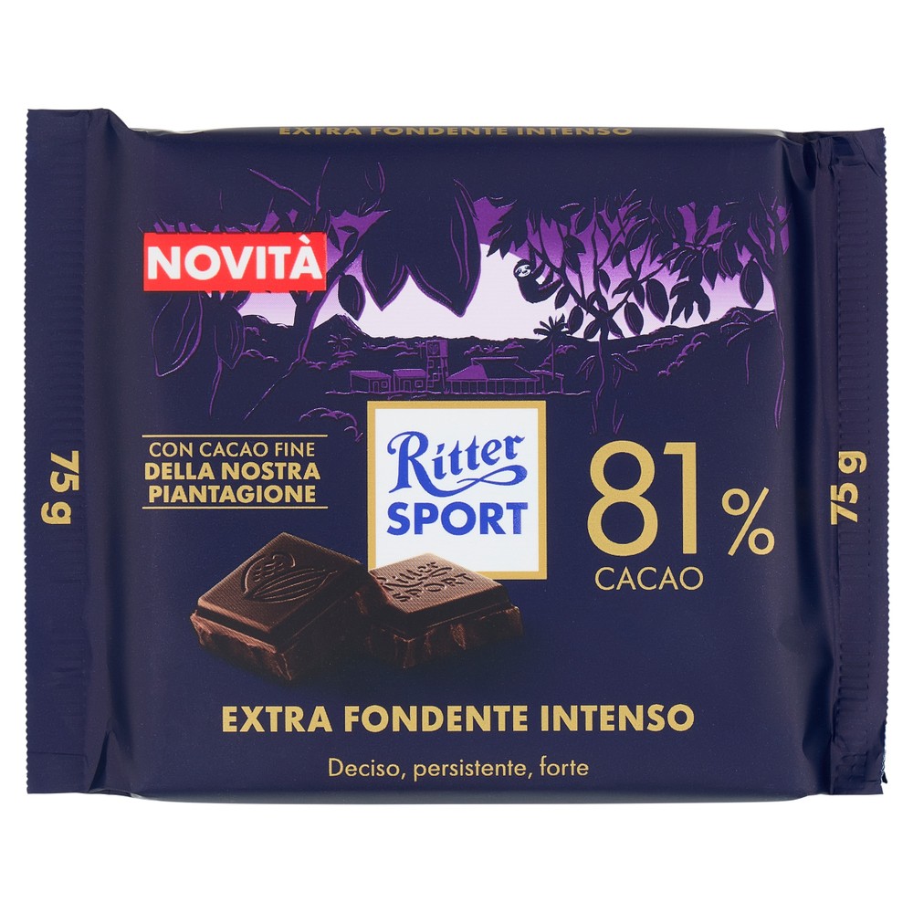 Ritter Sport 81% Extra Fondente Intenso - Foto 1