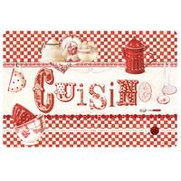 Tovaglietta Americana Red Cuisine Tovaglietta Americana Red Cuisine