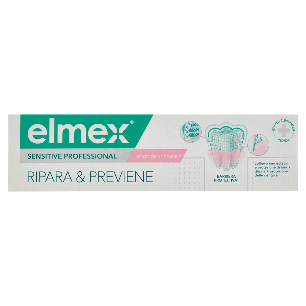 Dentifricio Sensitive Ripara E Previene Elmex - Foto 1