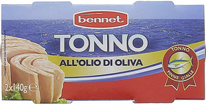 Tonno All'olio D'oliva 2x140g Bennet - Foto 1