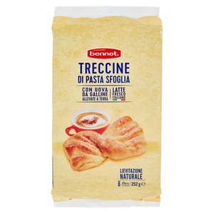 Merendine Treccine Pasta Sfoglia 6x42g Bennett - Foto 1