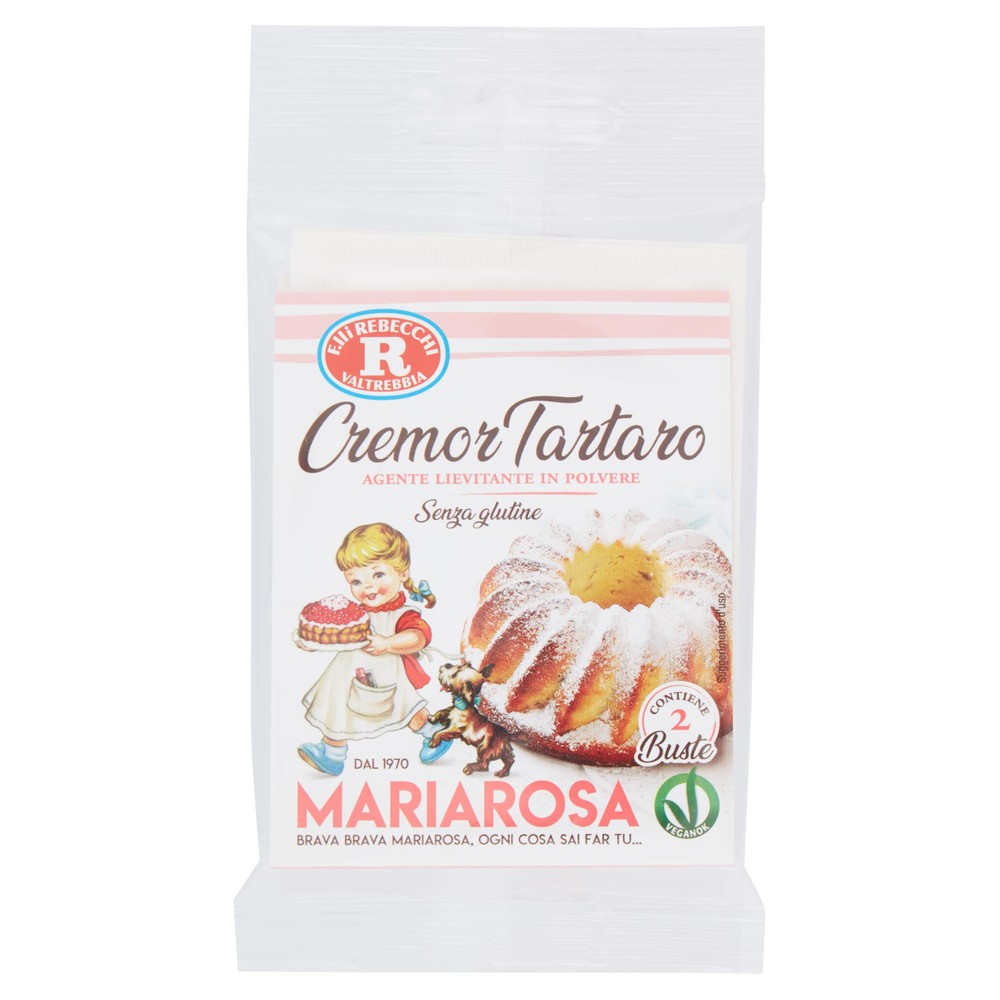 Agente Lievitante Cremor Tartaro 2x8g Senza Glutine Mariarosa - Foto 1