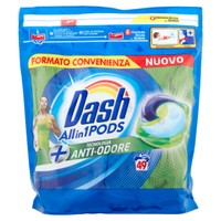Detersivo Predosato Per Lavatrice Dash Pods Antiodore , conf . Da 49 Caps Detersivo Predosato Per Lavatrice Dash Pods Antiodore , conf . Da 49 Caps