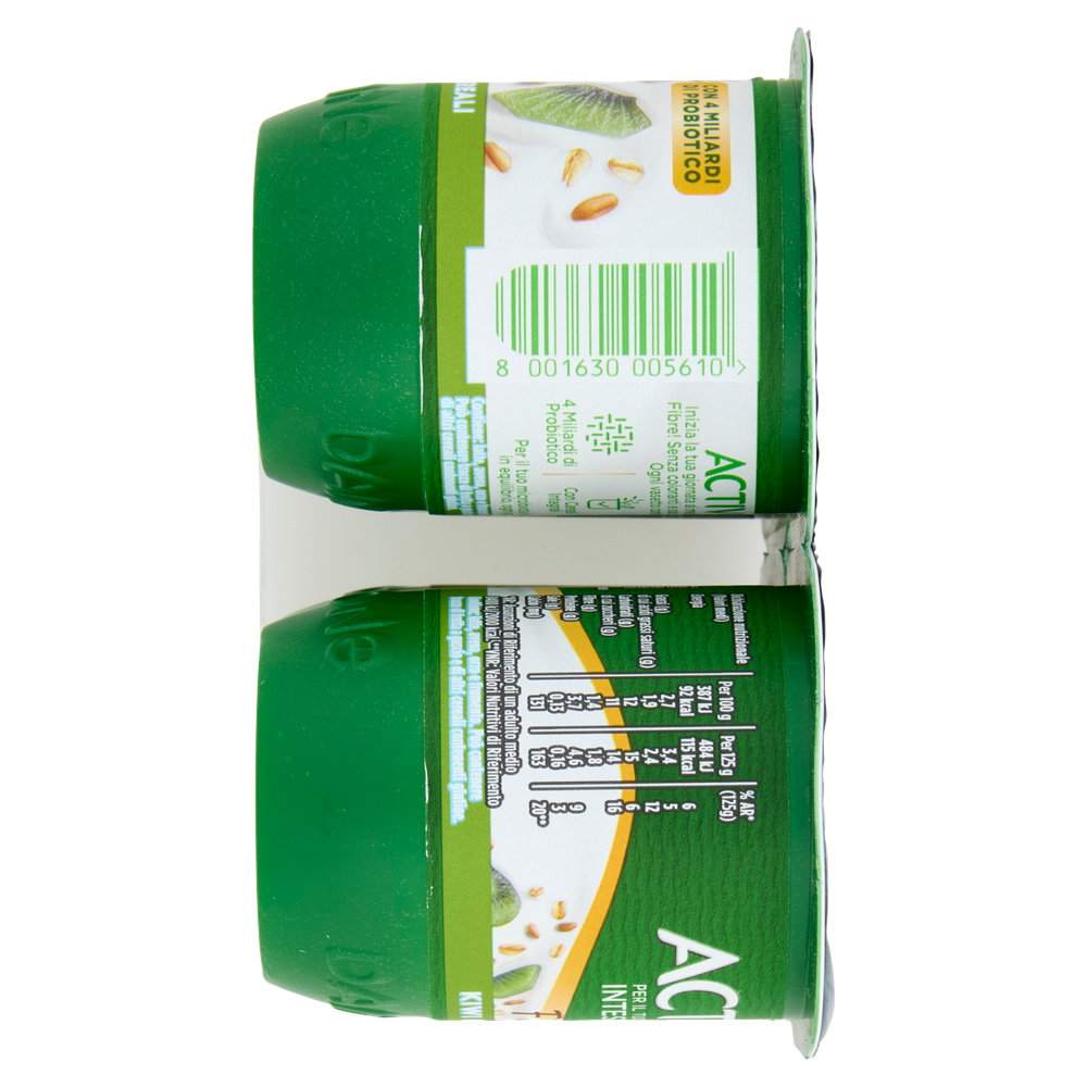 Activia Kiwi Cereali Danone 4 Da Gr.125