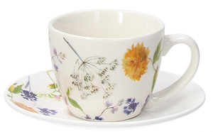 Tazza Te' Con Piattino In Porcellana Audrey Tognana - Foto 1