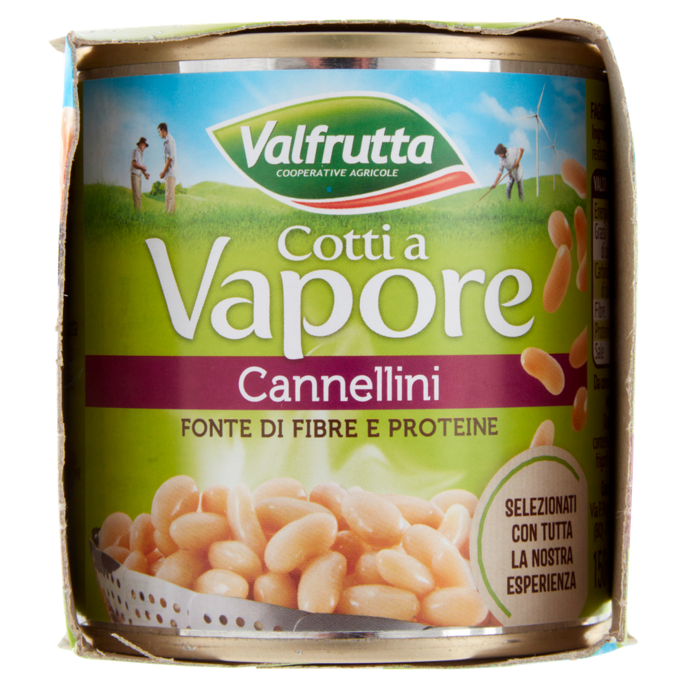 Fagioli Cannellini Cotti Al Vapore 4x140g Valfrutta - Foto 2
