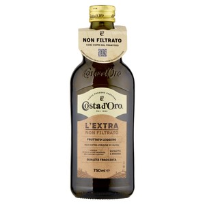 Olio Extra Vergine Di Oliva Non Filtrato Costa D'oro - Foto 1