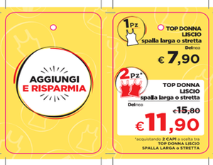 Top Donna Spalla Stretta L Bianco Delinea