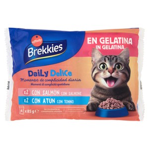 Alimento Umido Cat Tonno E Salmone Conf. Da 4 Brekkies Affinity - Foto 1