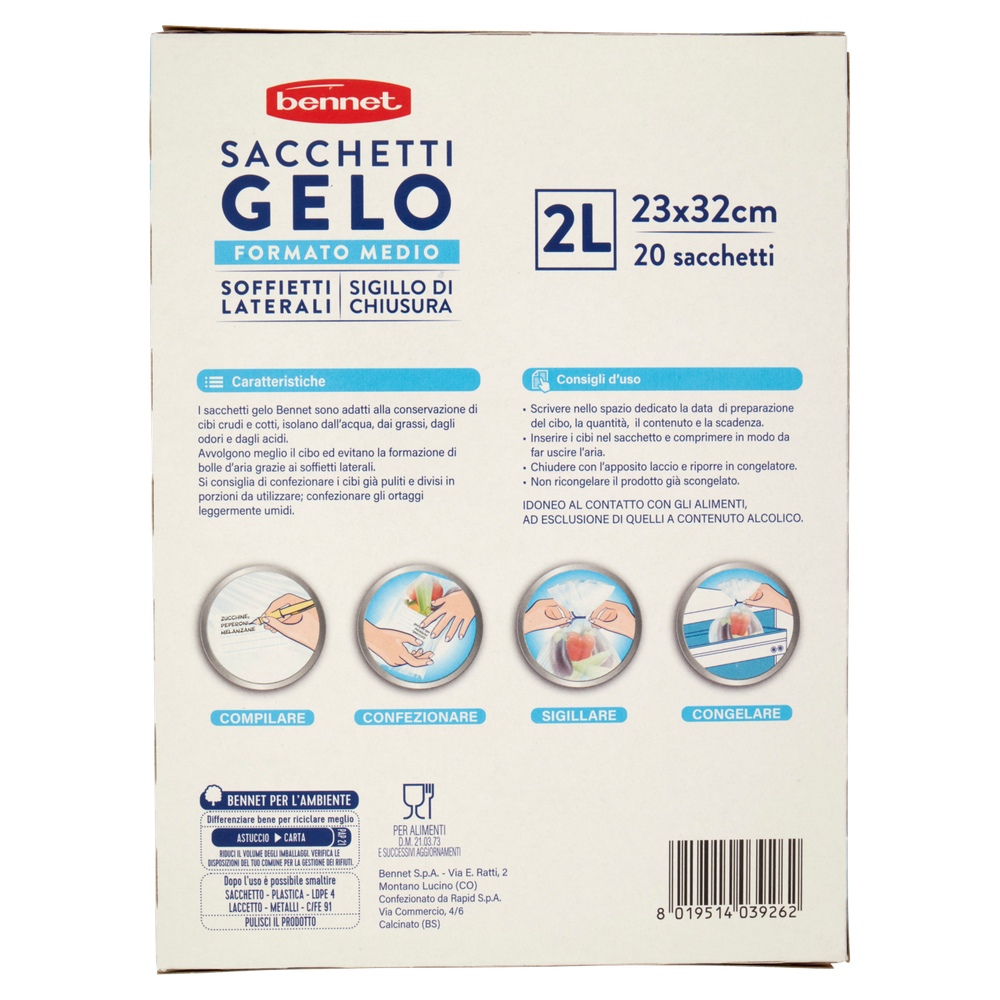 Sacchetti Gelo Medi Bennet - Foto 3