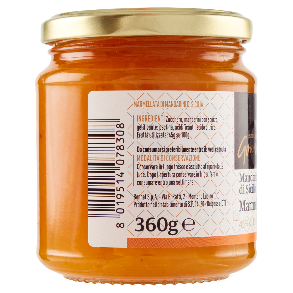 Marmellata Di Mandarini Di Sicilia Selezione Gourmet Bennet - Foto 2