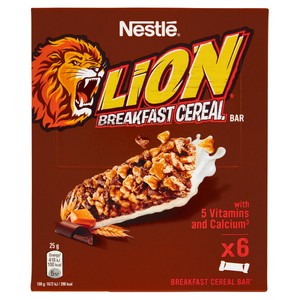 Barrette Di Cereali Integrali Con Cioccolato Caramello 6x25g Lion - Foto 1