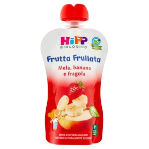 Frutta Frullata Mela Banana E Fragola Bio Hipp - Foto 1