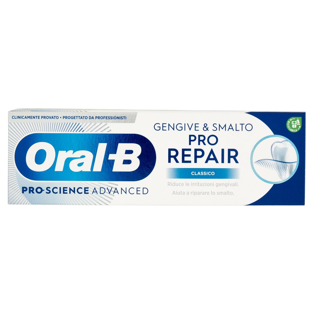 Dentifricio Professional Gengive & Smalto Pro-Repair Classico Oral-B