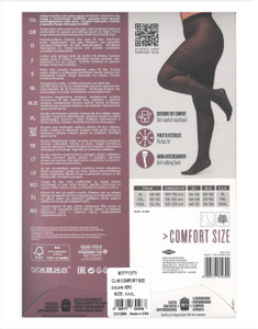 Collant Comfort Size Tg 3xl Nero 40 Denari Pompea - Foto 2
