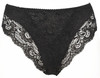 Slip Donna Con Pizzo Taglia 5 Nero Jadea