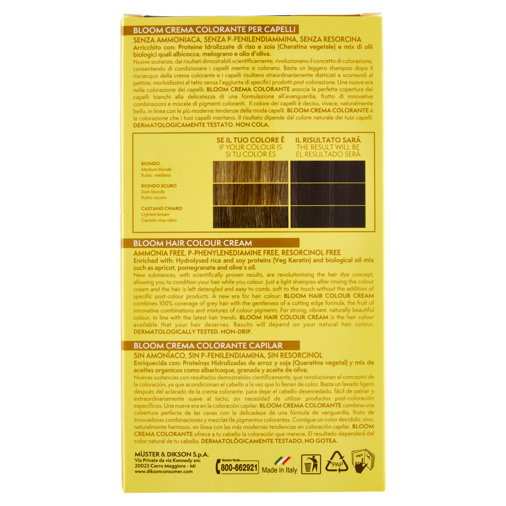 Colorazione Per Capelli Dikson 400 Castano - Foto 3