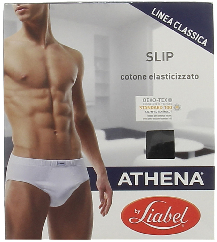Slip Uomo Tessuto Stretch 4 Nero Liabel - Foto 2