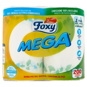 Asciugatutto Foxy Mega 2v Conf.Da 2 - Foto 1