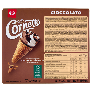 Cornetto Cioccolato 6x76g Algida - Foto 3