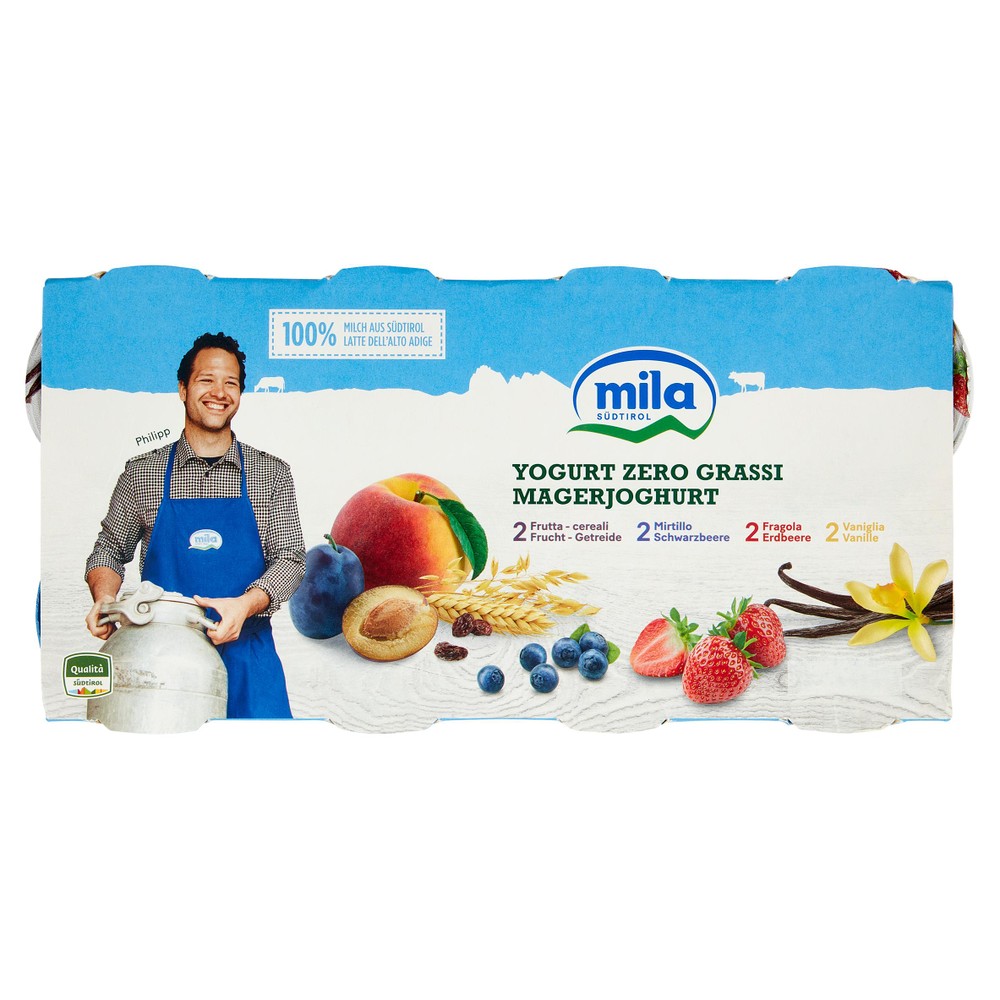 8 Yogurt Frutta E Cereali 0,1% Mila - Foto 1