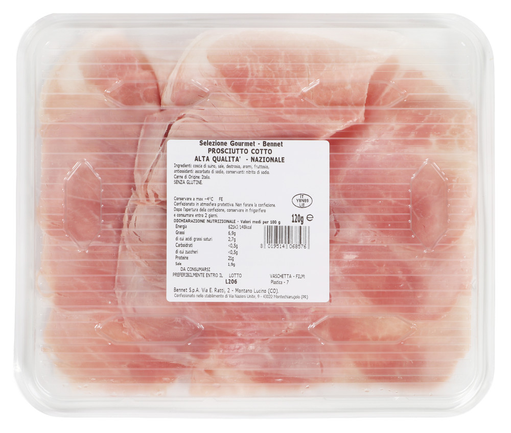 Prosciutto Cotto Nazionale Alta Qualita' Selezione Gourmet Bennet - Foto 3