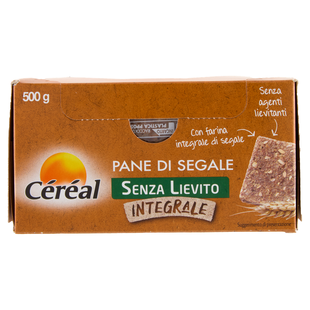 Pane 100% Segale Integrale Senza Lievito Con Fibre Céréal - Foto 3