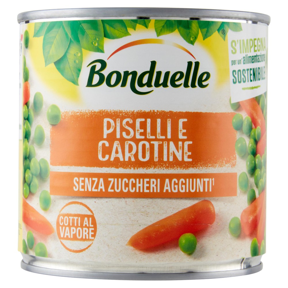 Piselli E Carotine Cotti Al Vapore Bonduelle - Foto 1