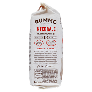 Pasta Mezzi Rigatoni Integrali N.51 Rummo - Foto 2