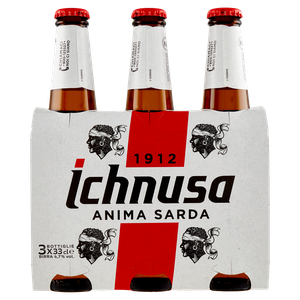 Birra Ichnusa 3 Bottiglie Da Cl.33