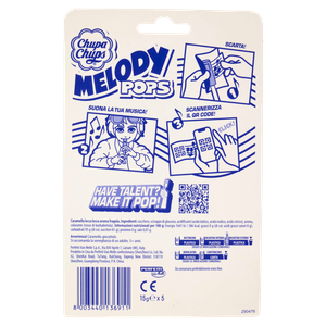 Lollipop Melody Pops Al Gusto Fragola 5x15g Chupa Chups - Foto 3