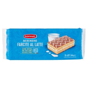 Merendine Farcite Con Crema Al Latte 10x28g Bennet - Foto 1