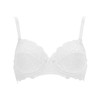 Reggiseno Senza Ferretto In Morbido Pizzo Coppa C 6 Bianco Lepel