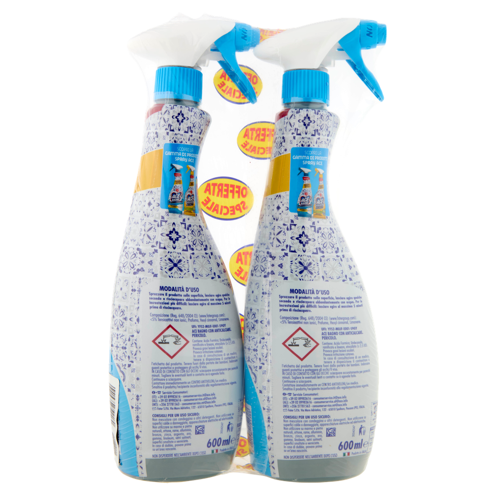 Detergente Bagno Spray Con Azione Anticalcare Ace - Foto 3