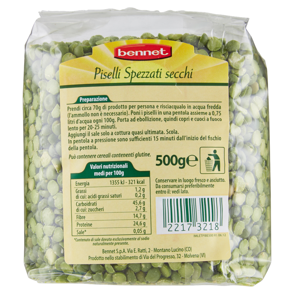 Piselli Spezzati Secchi Bennet - Foto 3