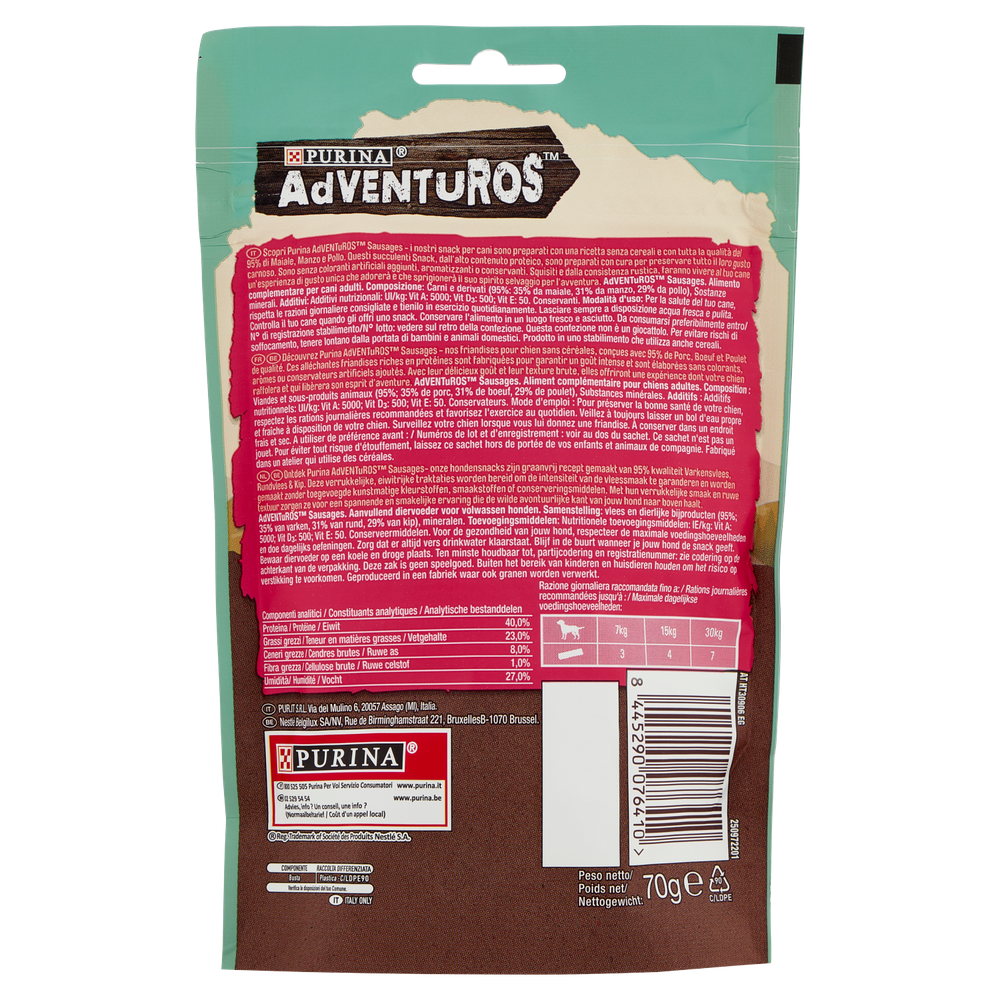 Snack Per Cani Sausages Adventuros - Foto 3