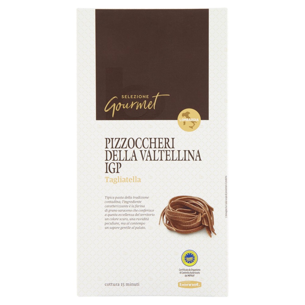 Pizzoccheri Della Valtellina Igp Selezione Gourmet Bennet - Foto 1
