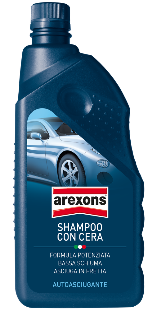 Shampoo Con Cera Autoasciugante 1l Arexons - Foto 1