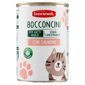 Alimento Umido Per Gatti Bocconcini Al Salmone Bennet - Foto 3