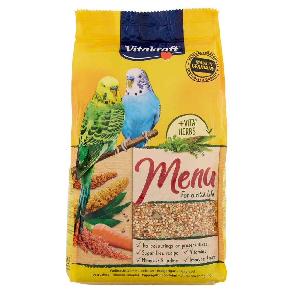 Premium Menu Pappagallini Ondulati Vitakraft